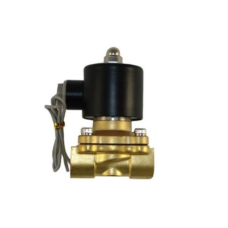 AIRBAGIT Airbagit AIRVALVE-03 0. 37 in. 2W - 160 - 10 10 mm. Orifice 200Psi Brass Electronic Air Valve AIRVALVE-03